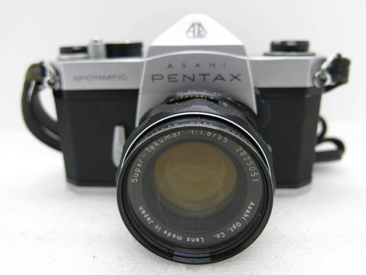 ASAHI PENTAX SPOTMATIC SP フイルムカメラ Super-Takumer 1:1.8 / 55【AKT005】 の画像2