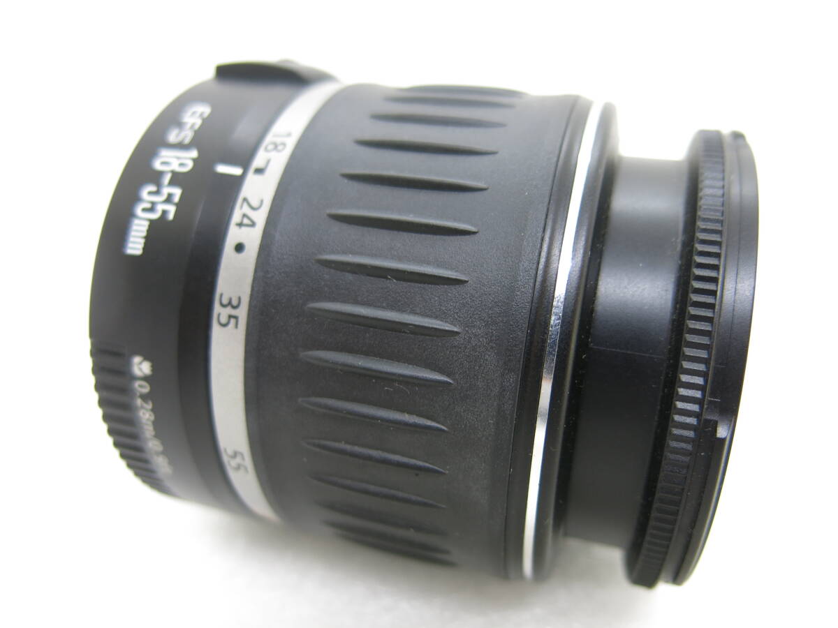 Canon EOS Kiss デジタルカメラ　 CANON ZOOM LENS EF-S 18-55mm 1:3.5-5.6 【AKT046】_画像7