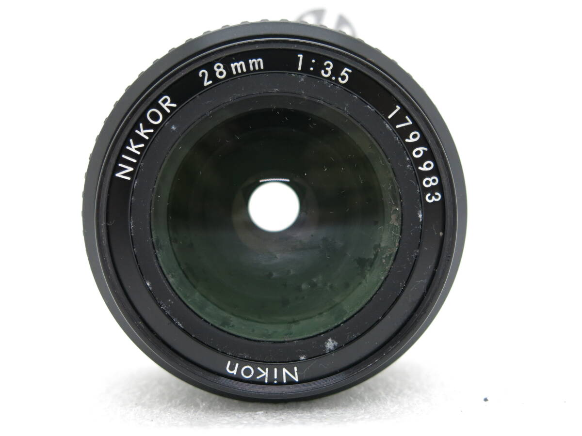 NiKon FE フイルムカメラ NIKKOR 28mm 1:3.5 【KNK025】の画像8