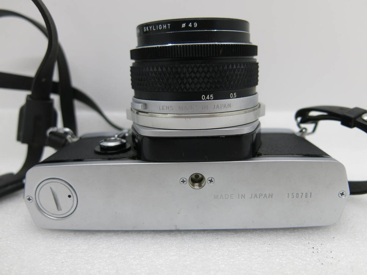 OLYMPUS FW フイルムカメラ OLYMPUS M-SYSTEM F.Zuiko AUTO S 1:1.8 f=50mm 【KNK031】の画像6