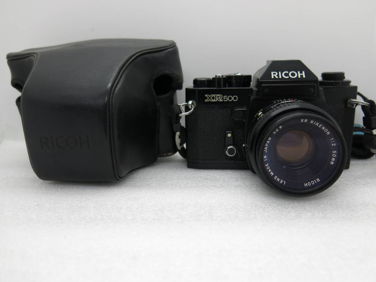 RICOH XR500 フイルムカメラ XR RIKENON 1:2 50mm 【HN008】の画像1