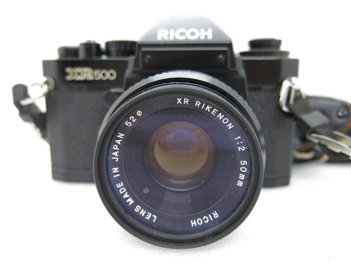 RICOH XR500 フイルムカメラ XR RIKENON 1:2 50mm 【HN008】の画像2