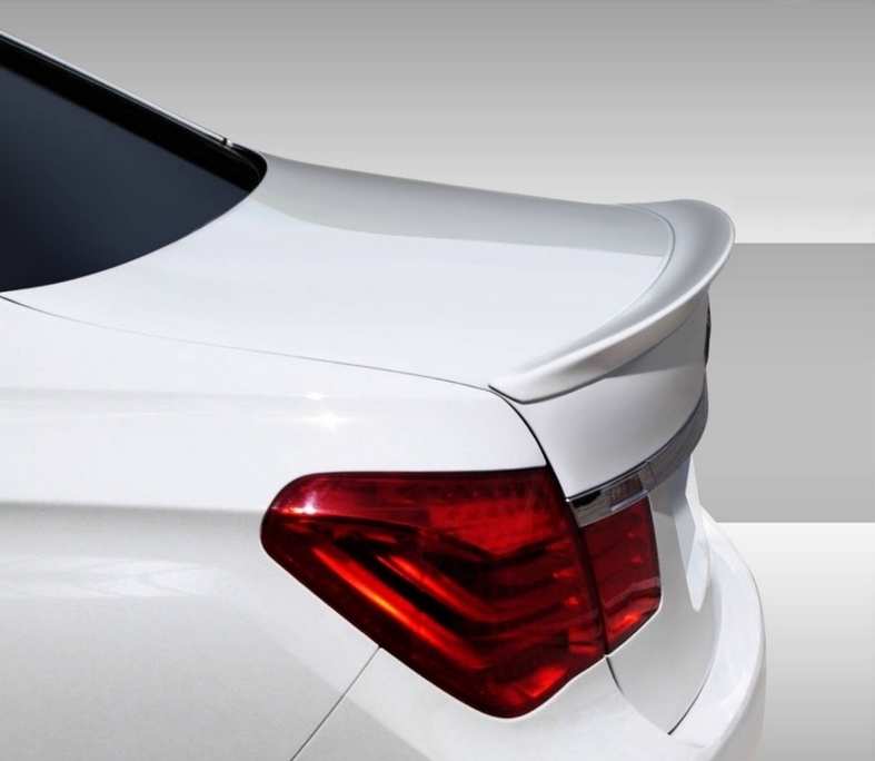 *在庫有即発送* 2009-2015 BMW 7シリーズ F01 F02 F03 F04 #300塗装済 (アルピンホワイト) リアスポイラー AC TYPE トランクスポイラー _画像2