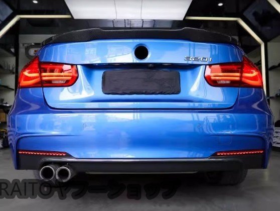 新品 BMW 3 シリーズ F30 2012年 - 2019年 LED 反射ランプリアフォグランプバンパーライト ブレーキ ライト_画像2