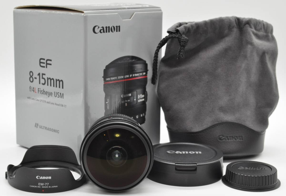 24600円 <極上美品!!> Canon キヤノン EF8-15mm F4L 24600円 <極上美品!!> Canon キヤノン EF8-15mm F4L