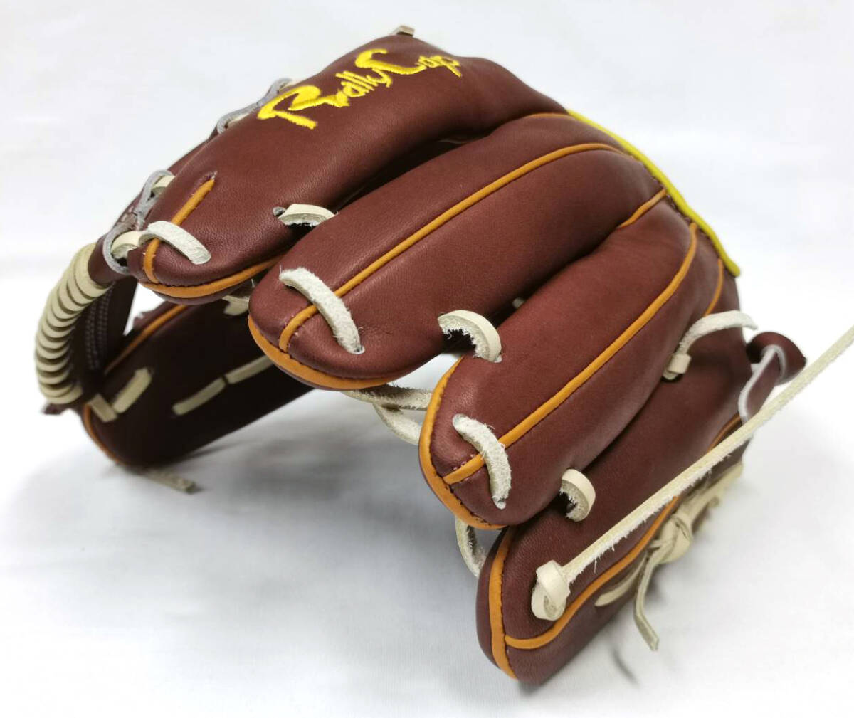 限定【Rally Capラリーキャップ】硬式用グローブ 内野手用 RC01RW 【WALNUT（ウォルナット）】■日本製 wilson a2000革使用 グラブの画像7