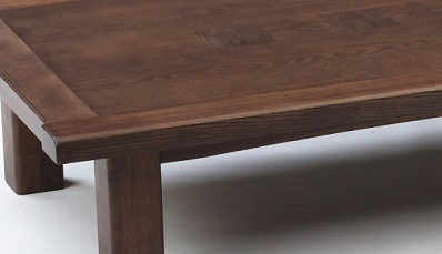 座卓 ローテーブル 150巾長方形 クラシックモダンタイプ 新和風座卓テーブル タモ突板 エンペラー150 日本製_画像2