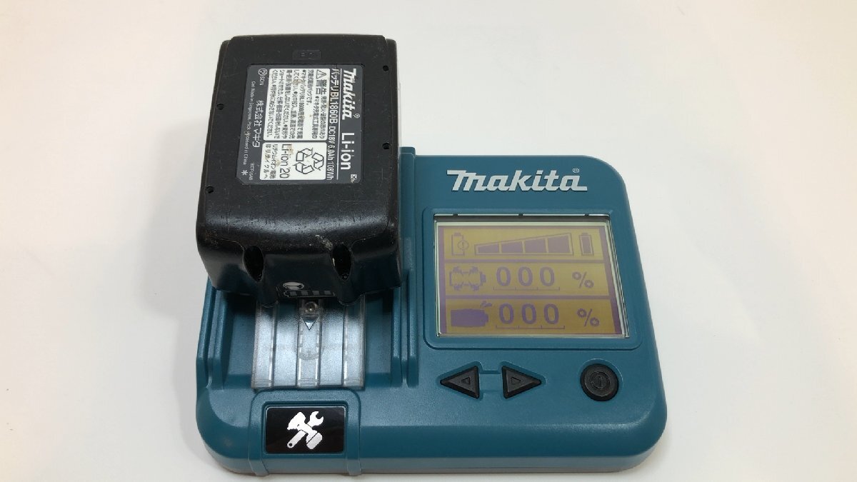 makita 18v 6.0Ah 純正 バッテリー 充電回数:41回 BL1860B 残量表示 ★マーク付 電動工具バッテリー リチウムイオンバッテリー (18)_画像10