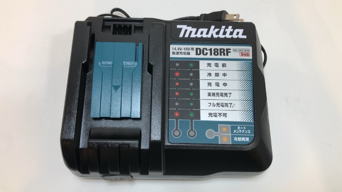 未使用に近い！ makita 18v 6.0Ah 充電式マルチツール フルセット【 TM52DRG 】●バッテリー 箱 アタッチメント 充電器付 ※ケースに傷有の画像5