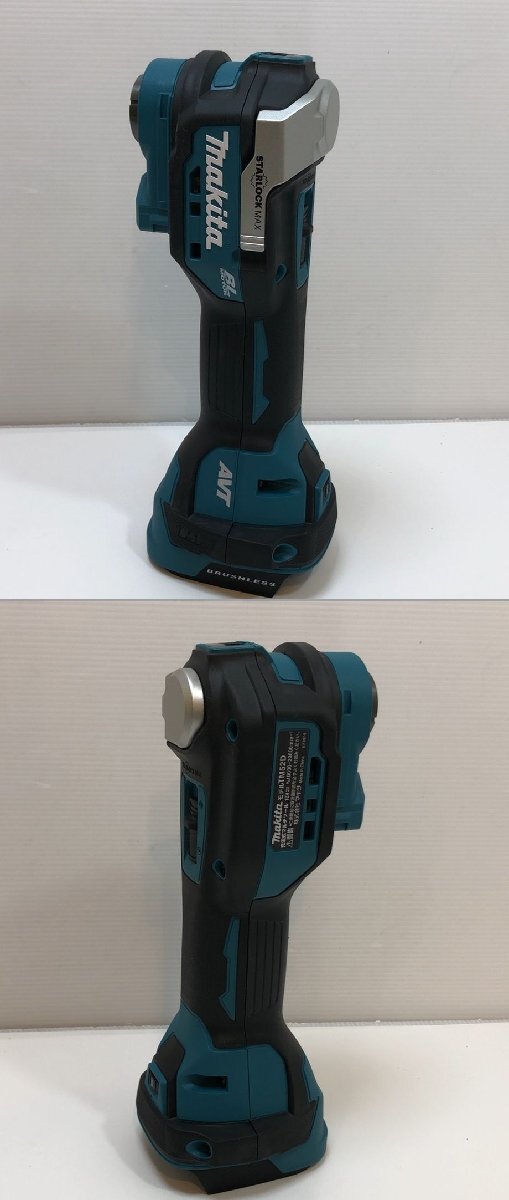 未使用に近い！ makita 18v 6.0Ah 充電式マルチツール フルセット【 TM52DRG 】●バッテリー 箱 アタッチメント 充電器付 ※ケースに傷有の画像3