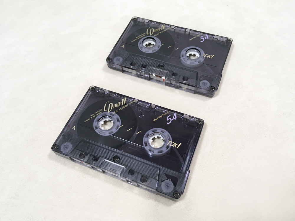 TDK メタルテープ CDing-Ⅳ 54 カセットテープ 54分 2本セット 現状品、動作品【送料無料】_画像1