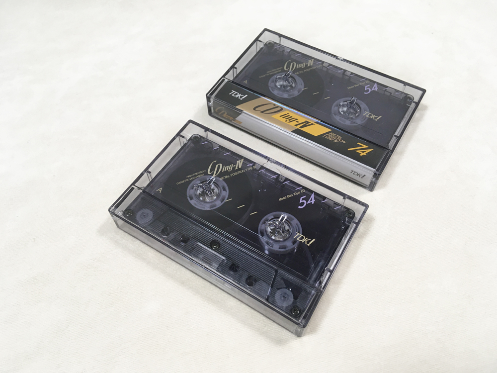 TDK メタルテープ CDing-Ⅳ 54 カセットテープ 54分 2本セット 現状品、動作品【送料無料】_テープは2本とも54分のものになります