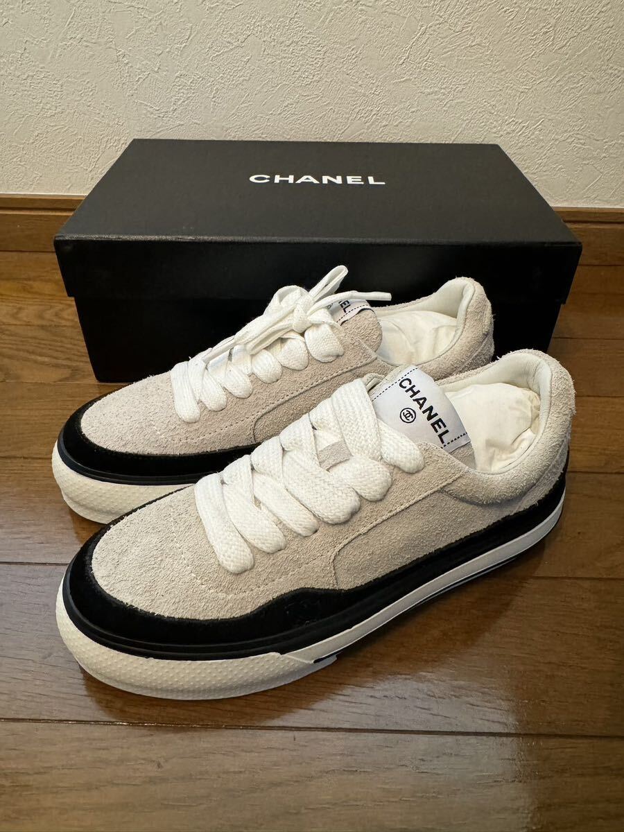 CHANEL シャネル　スニーカー　37 23.5cm 美品_画像1