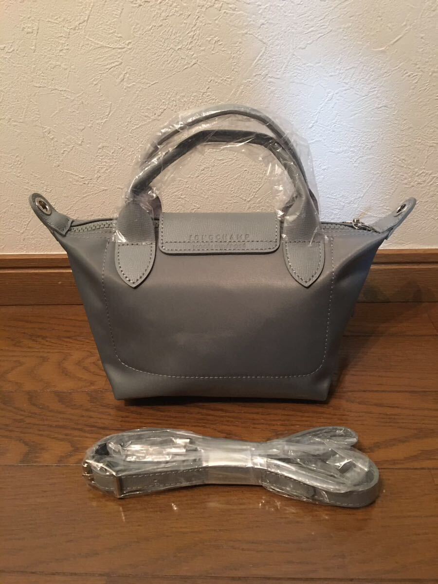 【新品】ロンシャン LONGCHAMP ル プリアージュ ネオ 2wayバッグXS セメントの画像2