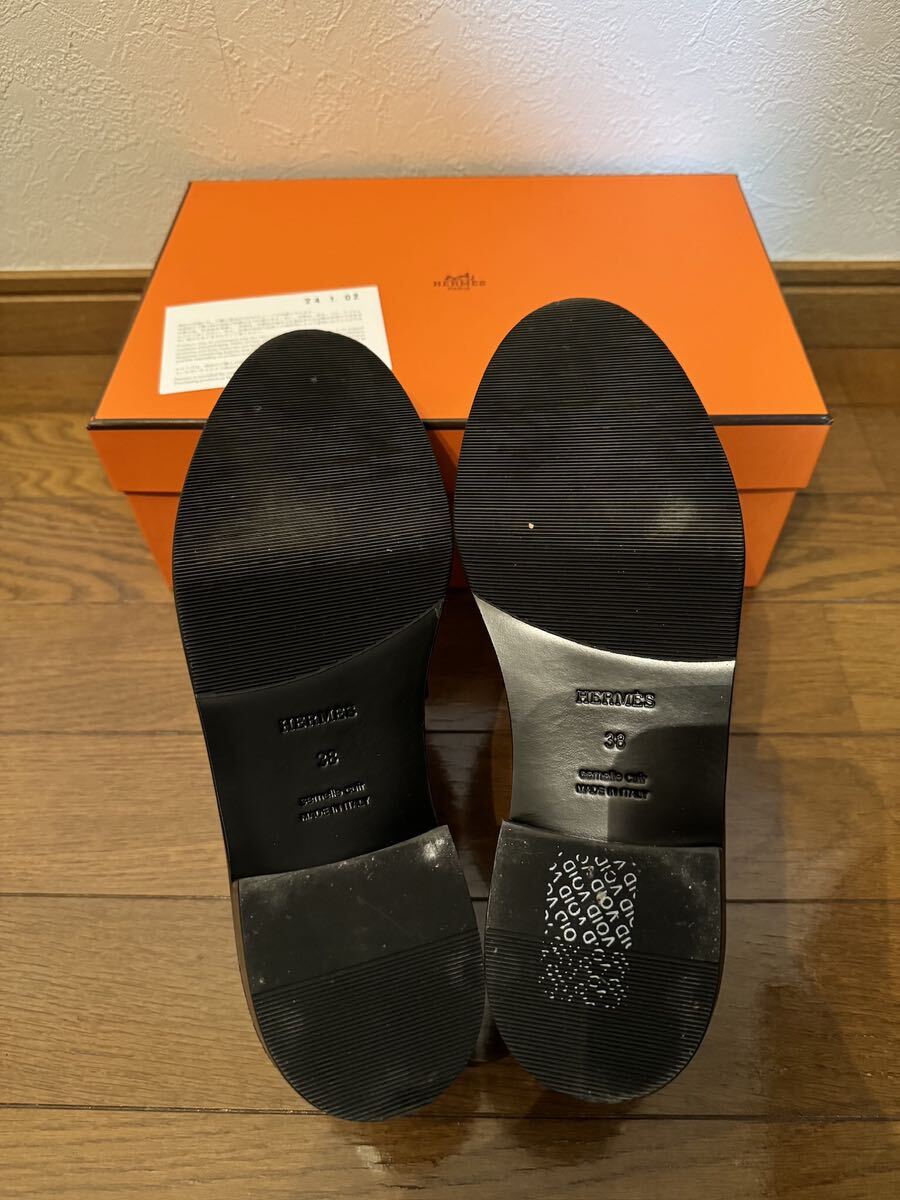 HERMES エルメス　ローファー　38 美品_画像7