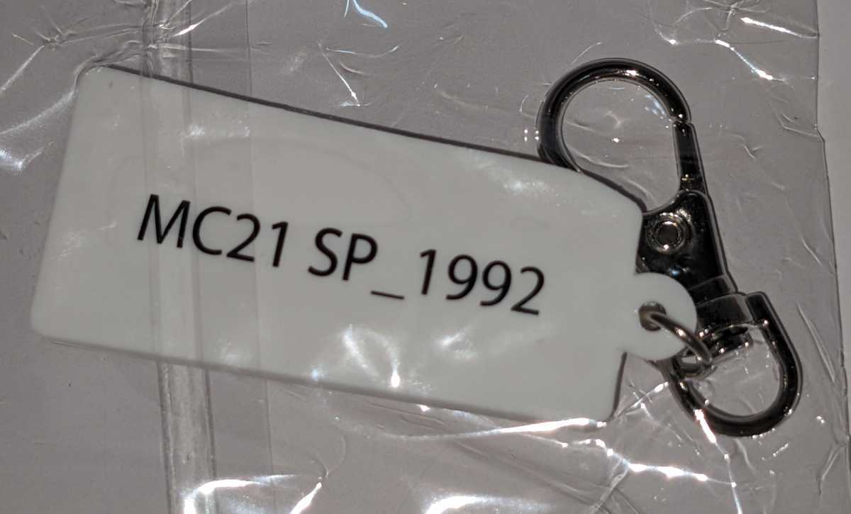 MC21 SP_1992 HONDA NSR250Rラバーキーホルダーコレクション エイチエムエー ガチャ ガチャガチャの画像3