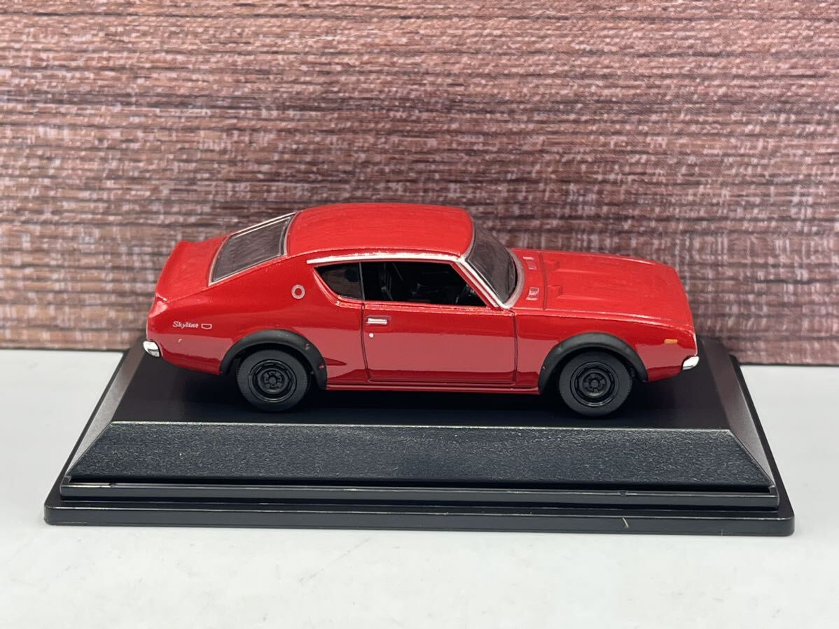 即決有★REAL-X 1/72 日産 ニッサン スカイライン 2000 GT-R KPGC110 レッド 赤 ケンメリ★ミニカー_画像3