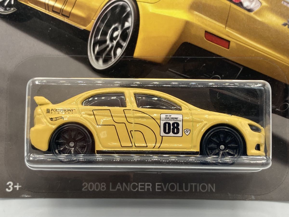 即決有★HW hotwheels ホットウィール GRAN TURISMO グランツーリスモ 2008 LANCER EVOLUTION ランサー エボリューション★ミニカー 数量4_画像2