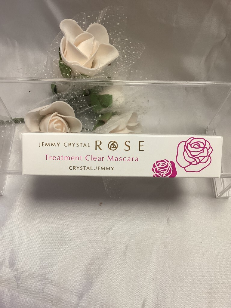 U004042 crystal jemi-jemi- crystal rose treatment clear mascara 8g unused goods postage 200 jpy 