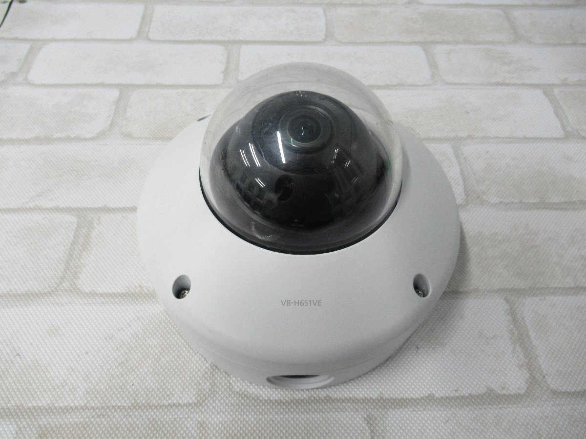 Ω 新LC 0051t 保証有 Canon【 VB-H651VE 】キャノン ネットワークカメラ PoE対応 動作確認/初期化済・祝10000!取引突破!!