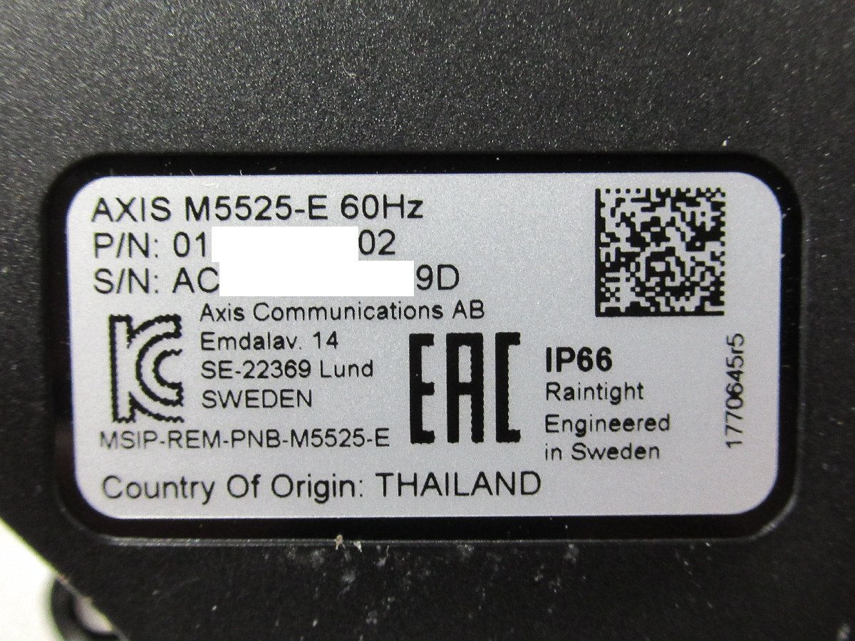 ^Ω новый LF 0030t гарантия иметь AXIS[ M5525-E 60Hz ] Axis сеть камера PoE подача тока соответствует первый период . завершено квитанция о получении выпуск возможность 