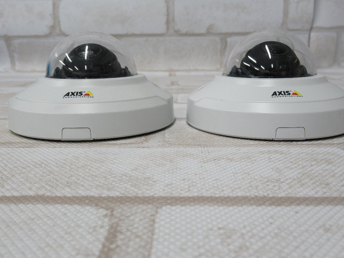 ^Ω new LF 0044tm guarantee have AXIS[M3045-V] Axis fixation dome type network camera 2 pcs. set PoE supply of electricity the first period ./ operation verification ending 