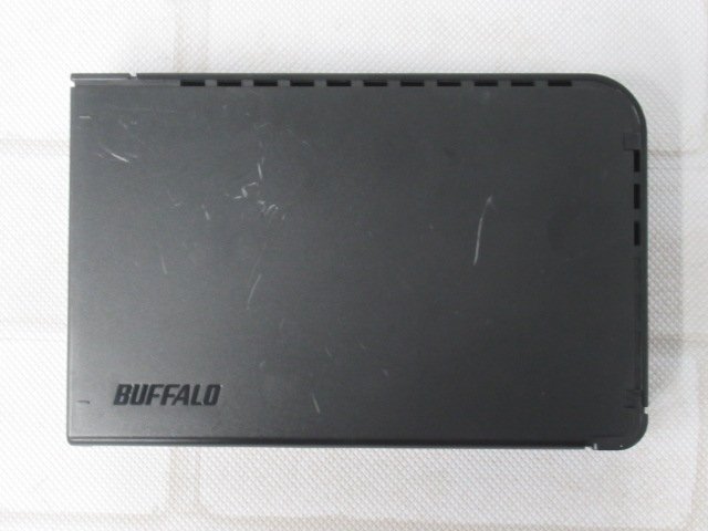 03127 Ω 新Q 0163m 保証有 BUFFALO【 HD-LB1.0TU3-BKD 】バッファロー 1TB 外付けHDD 動作確認/初期化済 AC・USBケーブル付_画像3