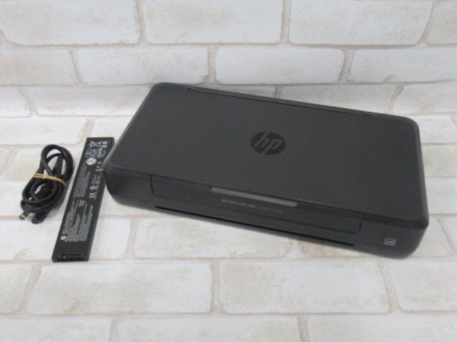 Ω 新DK3 0482h 保証有 HP OfficeJet 200 Mobile printer CZ993A モバイル プリンター 総印刷枚数12243枚 バッテリー付き_画像1