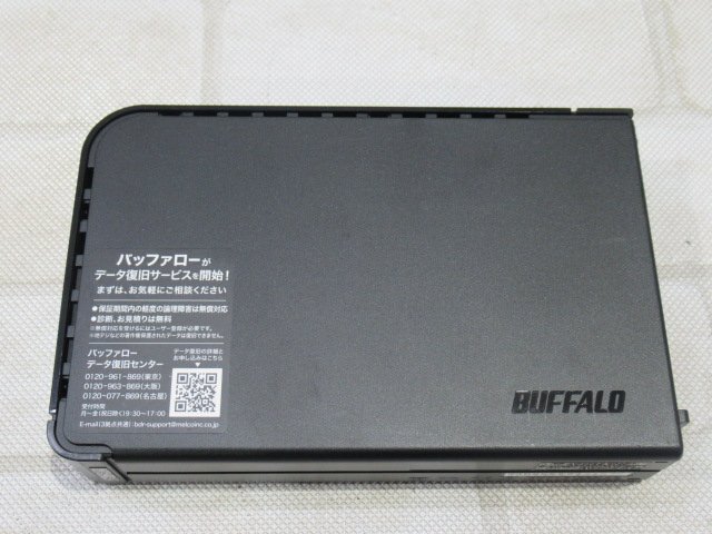 03722 Ω 新LD 0037h 保証有 BUFFALO/バッファロー【 HD-LX2.0U3D 】 HD-LXU3Dシリーズ 外付けHDD (2TB) 初期化済 AC/USBケーブ付_画像4