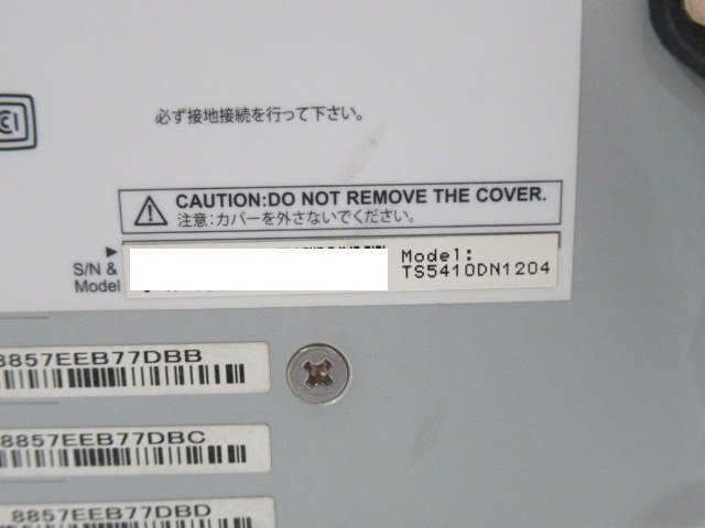 08585 Ω 新DK 0511h 保証有 BUFFALO/バッファロー【 TS5410DN1204 】TS5410DNシリーズ TeraStation 3TB×4 初期化・動作確認済_画像8