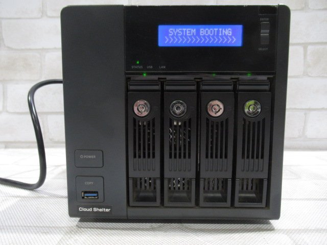 Ω 新DK 0515♪ 保証有 アレクソン Cloud Shelter 【 NAS-453-G 】 CS-440 HDD:2TB×4 初期化済・祝10000!取引突破!!_画像2