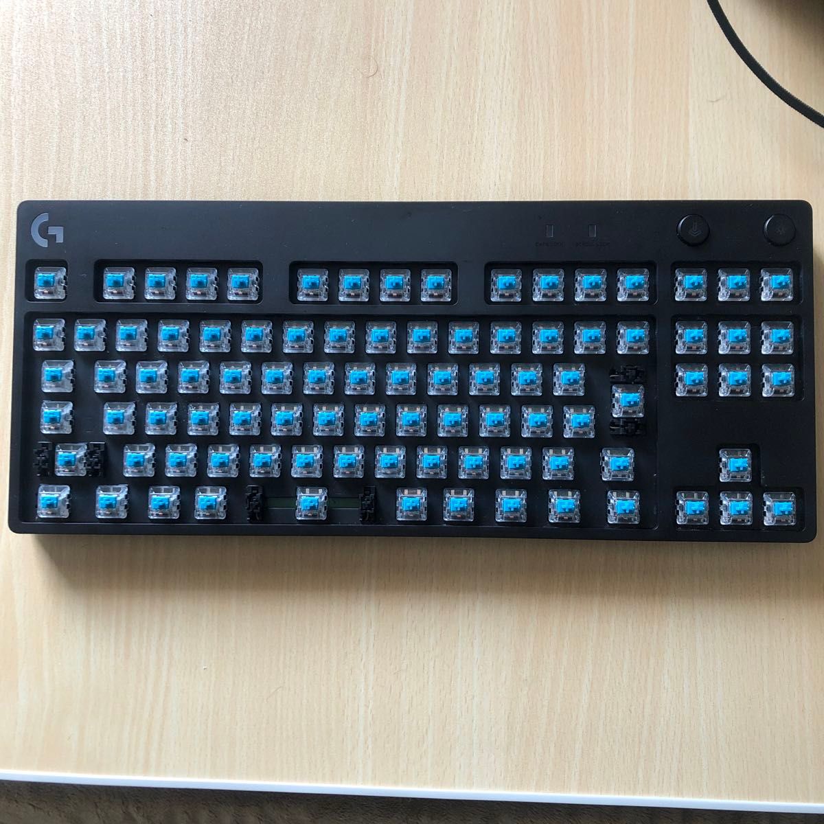 ロジクール GPRO X キーボード テンキーレス 青軸 クリッキー 日本語配列