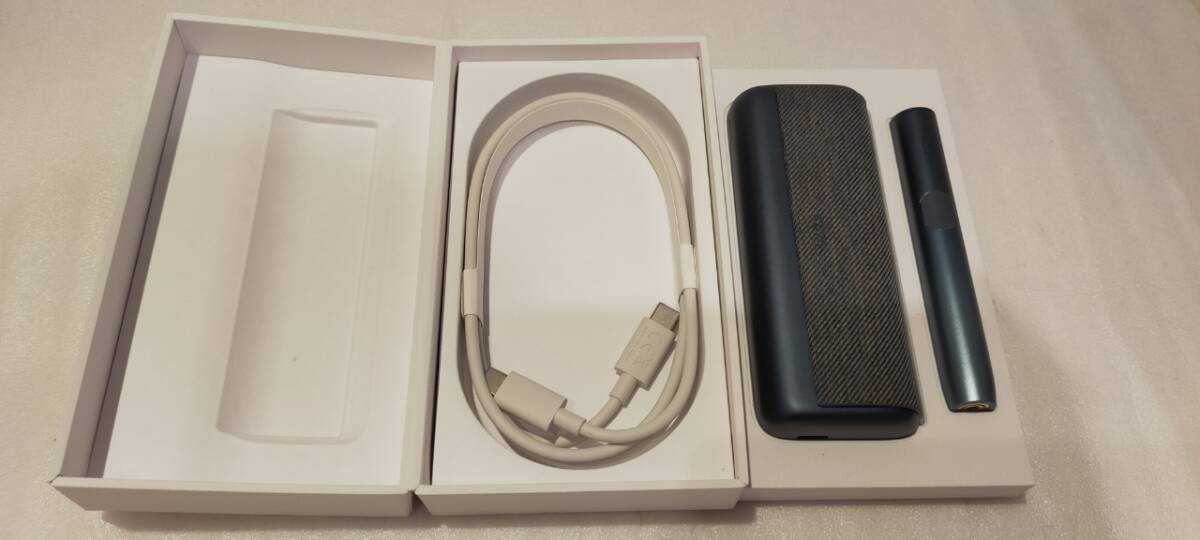 IQOS イルマ i プライム キット ミッドナイトブラック 加熱式タバコ M0010/M0021 通電OK 中古品 63567の画像3