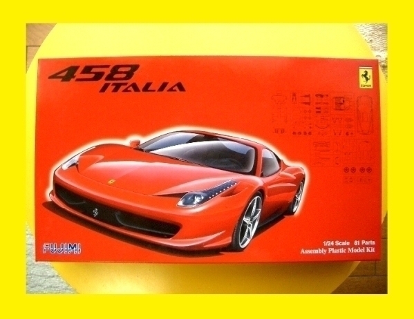 ■1/24 フジミ フェラーリ 458 イタリア