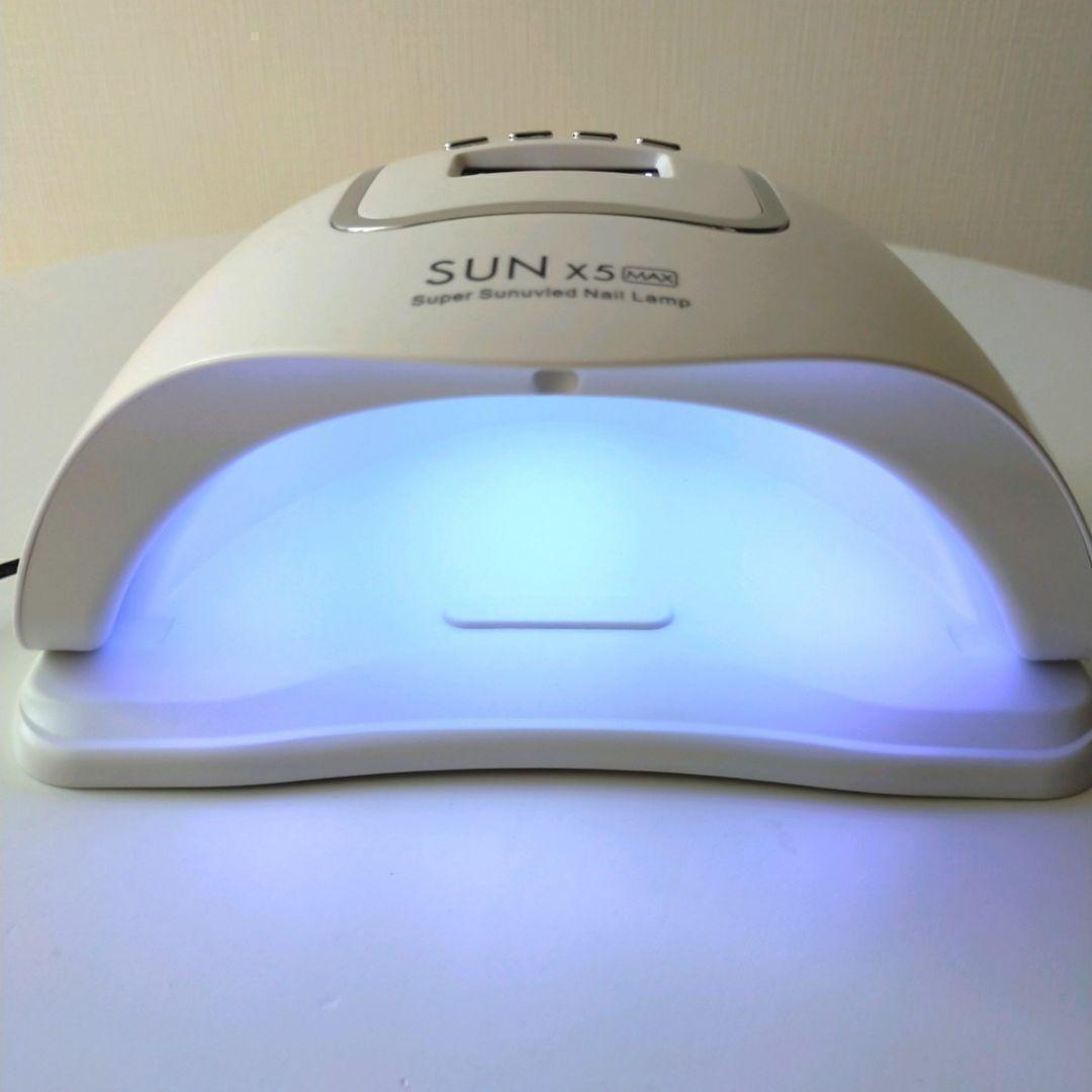 UV LED ジェルネイル ライト 150W ネイルドライヤー セルフ レジン 速乾 硬化 ネイルライト プロ仕様 タイマー 人感センサー ダブル光源の画像8