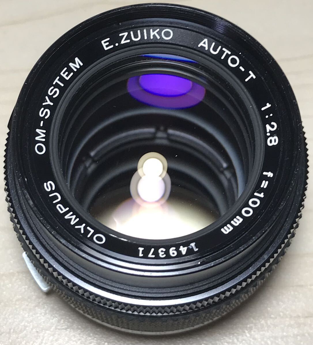 KGNY3948 OLYMPUSオリンパス レンズ OM SYSTEM E.ZUIKO AUTO-T F2.8 f＝100mm カメラ用品 現状品の画像3