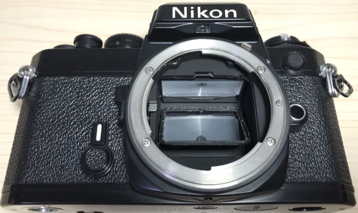 KGNY3931 美品 Nikon ニコン FE ブラック ボディ 一眼レフカメラ フィルムカメラ 現状品_画像2