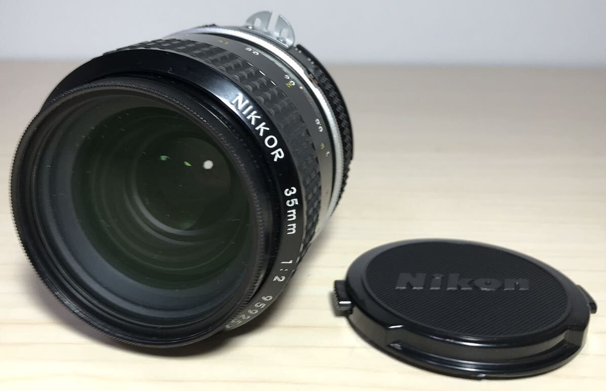 KGNY3932 美品 Nikon ニコン NIKKOR レンズ 35mm 1：2 一眼レフカメラ用品 現状品の画像1
