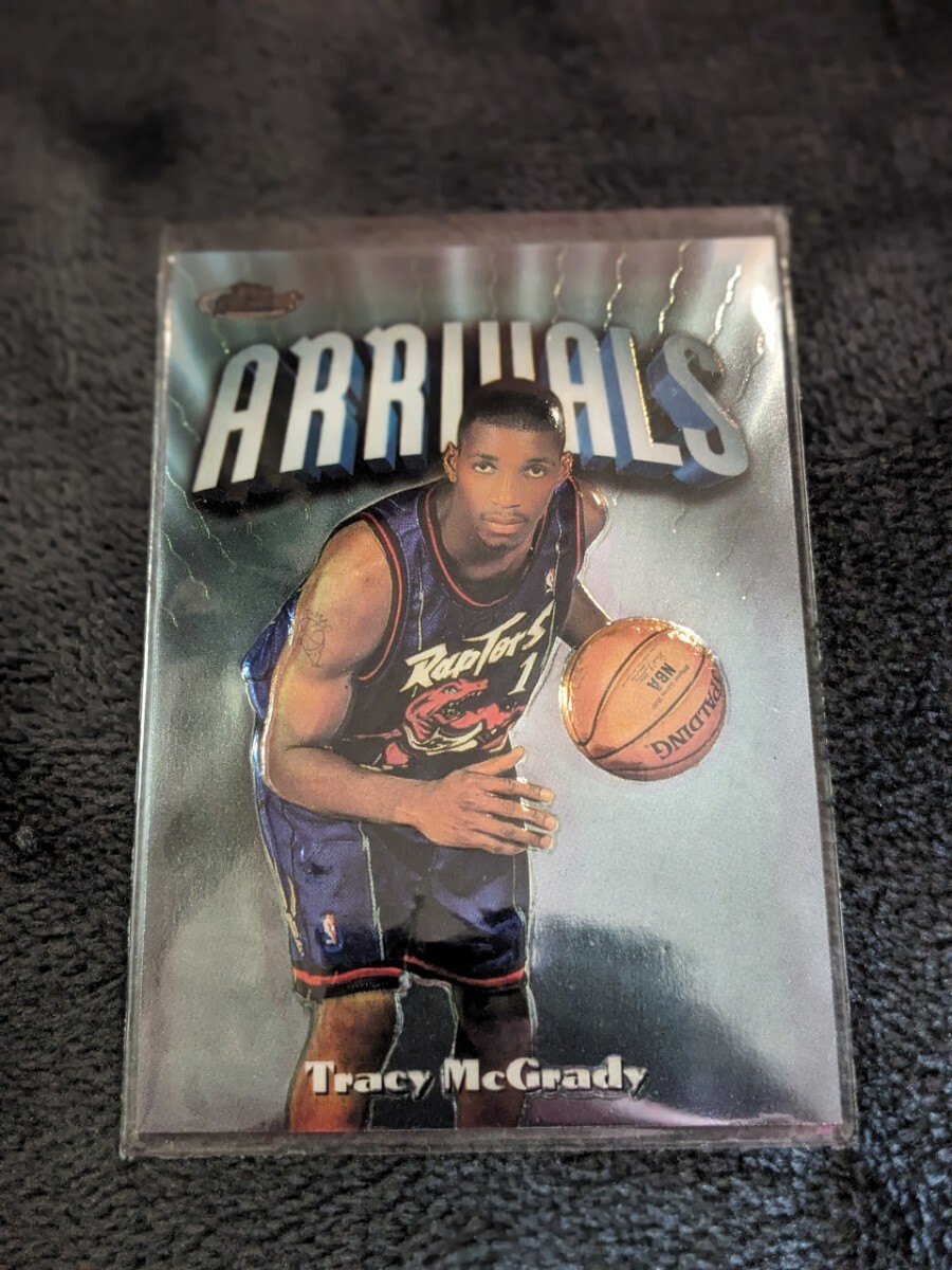 1997-98 Topps Finest Arrivals Tracy McGrady RC NM-MINT Rookie_画像1