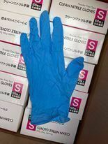 1000枚 ニトリルグローブ Sサイズ 100枚×10箱 パウダーフリー 食品衛生法適合 使い捨て 手袋 ニトリル手袋 ゴム手袋 未使用の画像1