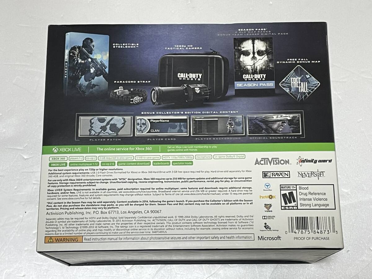 CALL OF DUTY GHOSTS PRESTIGE EDITION Xbox360 海外限定版_画像2