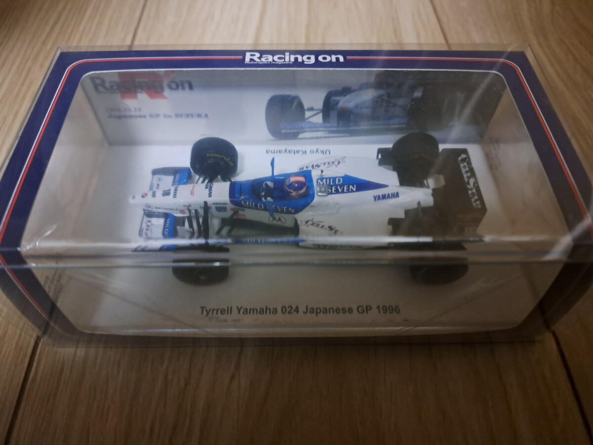 スパーク 1/43 レーシングオン特注 ティレル ヤマハ 024 日本GP 1996 片山右京 未開封 Tyrrell YAMAHA の画像2