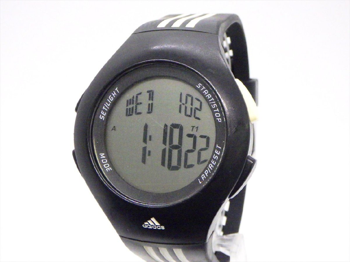 c20 送料無料 当時物 adidas アディダス パフォーマンス ADP6036 動作品 腕時計 デジタル メンズ スポーツウォッチの画像1