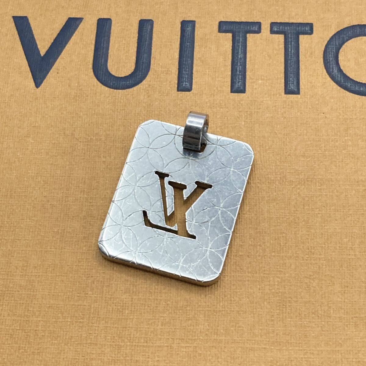 LOUIS VUITTON Vuitton M65452 хлеб Dante .f автомобиль nze Rize подвеска с цепью серебряный 