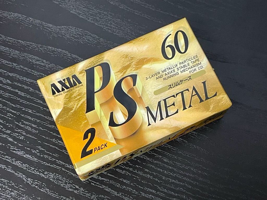 未開封/AXIA/PS METAL 60 2Pack/PSMF 602/メタルポジション/カセットテープ/METAL/の画像1