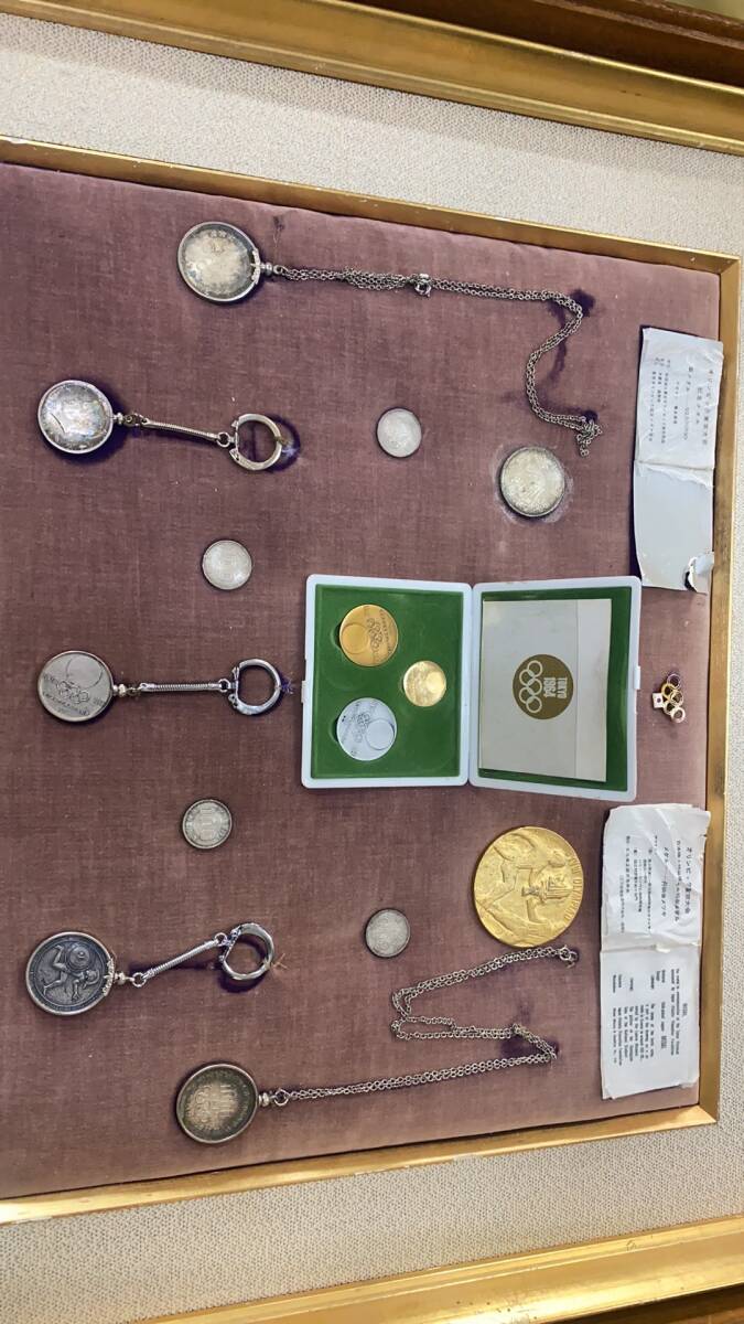 1964年 東京オリンピック 金銀銅メダル セット ケース 金メダル K18 750 銀メダル シルバー925 銅 昭和39年の画像10