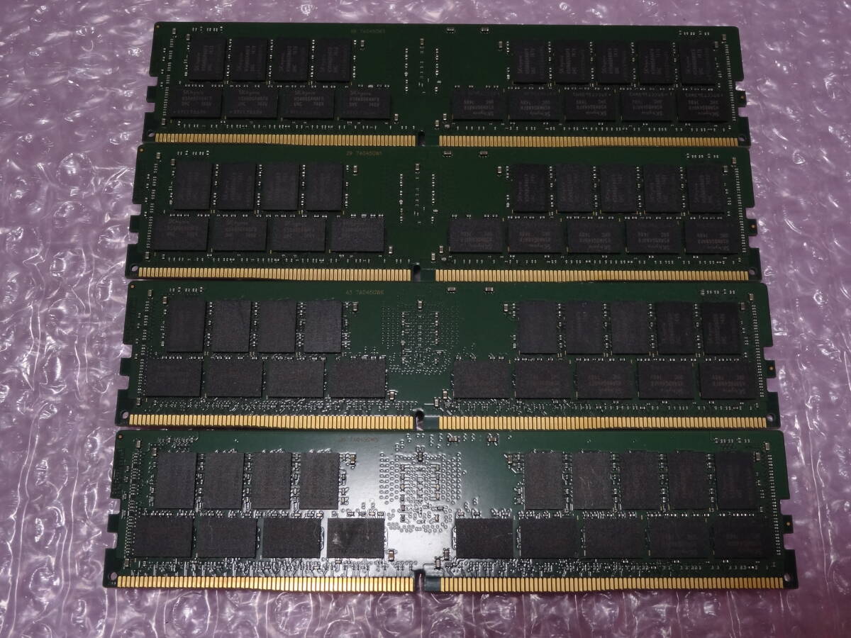 SKhynix サーバー用メモリ DDR4 PC4-2400T-RB2-11 128GB(32GB×4) 4本set memtest済_画像6