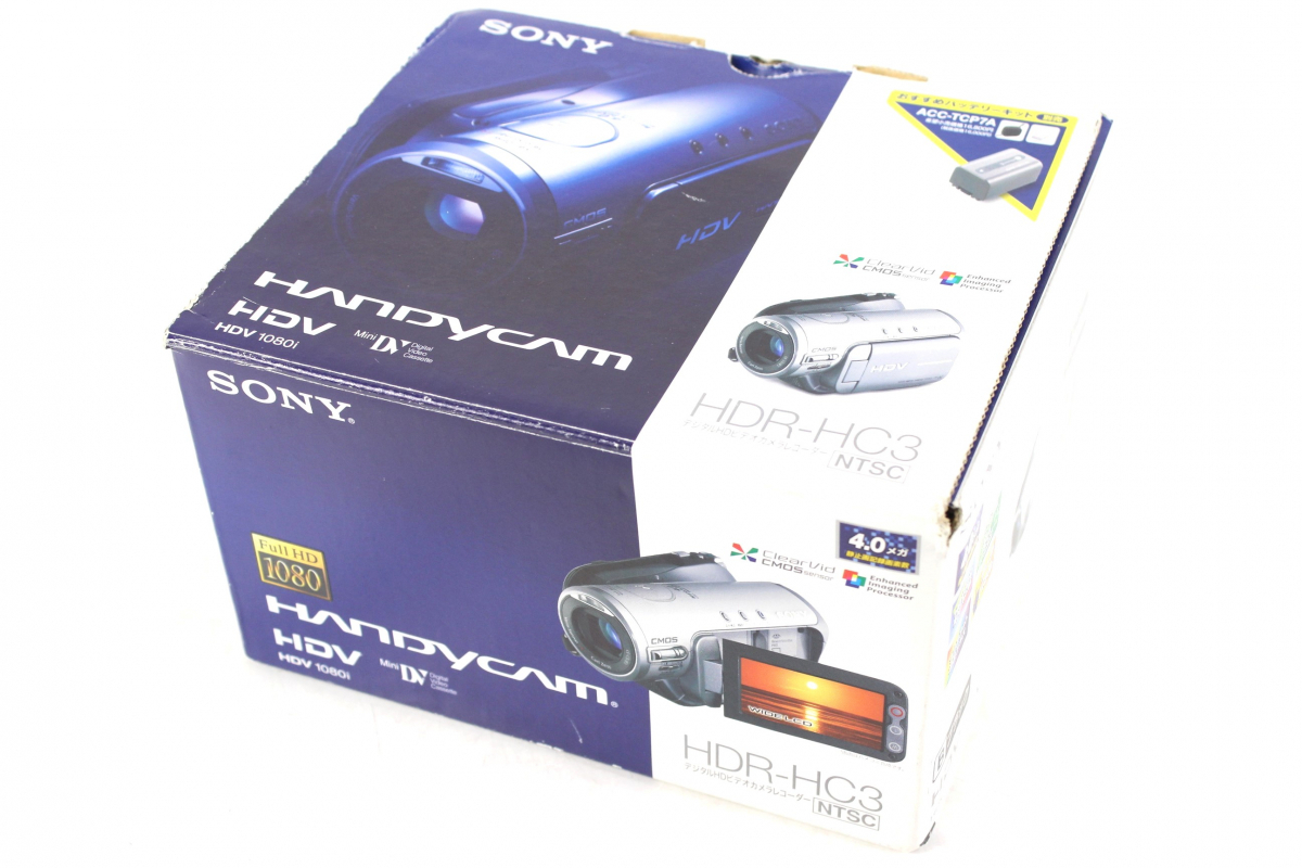 【ト福】SONY ソニー ビデオカメラ HANDYCAM ハンディカム HDR-HC3 フルHD 通電確認済み LBZ01LSL33_画像1