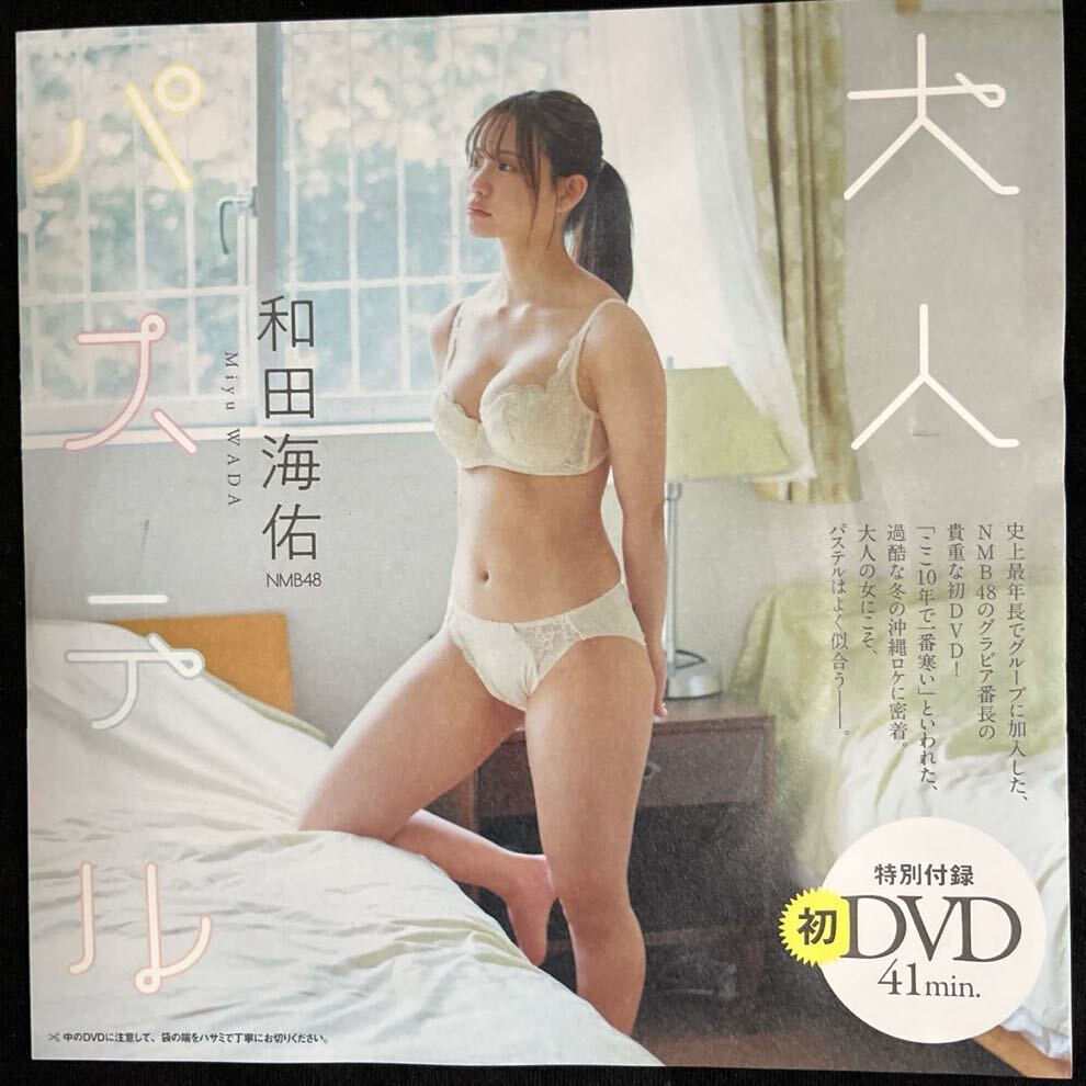 週刊プレイボーイ付録DVD★NMB48『和田海佑』大人 パステル！の画像1