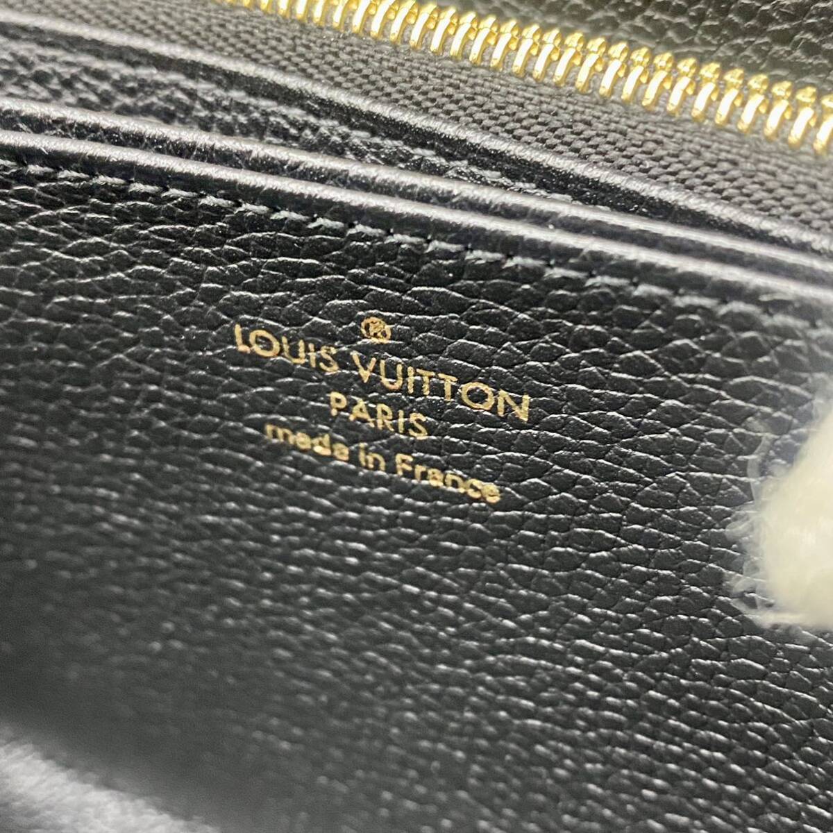 ■極美品/新型/箱袋■ ルイヴィトン Louis vuitton メンズ ジッピーウォレット アンプラント ノワール 長財布 M61864 ブラック 黒 現行_画像9